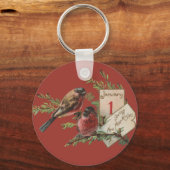 nieuwe jaarvogels sleutelhanger (Voorkant)