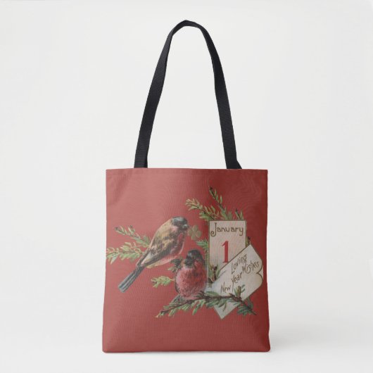  nieuwe jaarvogels tote bag (Voorkant)
