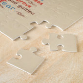  nieuwe jaren Baby klok Legpuzzel (Zijkant)