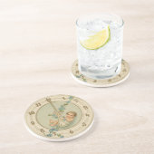  nieuwe jaren Baby klok Zandsteen Onderzetter (Zijkant)