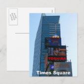 Nieuwe jaren bal op Times Square, NY Feestdagenkaart (Voorkant / Achterkant)