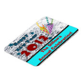 NIEUWE JAREN DENKEN PARTIJ VOOR DE SJABLOON VAN MA MAGNEET (Linkerzijde)