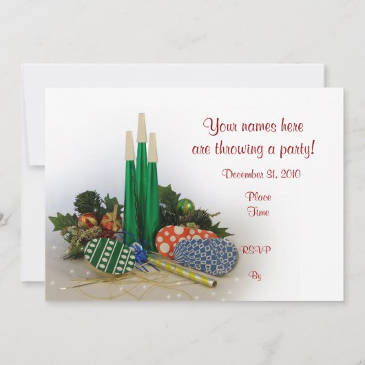 Nieuwe jaren Eeuwige uitnodiging (Achterkant)