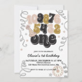 Nieuwe jaren Eve Aftellen eerste uitnodiging van d (Voorkant)