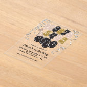 Nieuwe jaren Eve Aftellen eerste uitnodiging van d (Laagn)