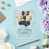 Nieuwe jaren Eve Aftellen eerste uitnodiging van d (Insitu (Huwelijk))