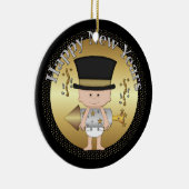 Nieuwe jaren Eve baby ornament toevoegen datum (Rechts)