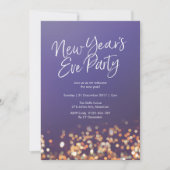 Nieuwe jaren Eve partij vonkvrije Uitnodiging (Voorkant)