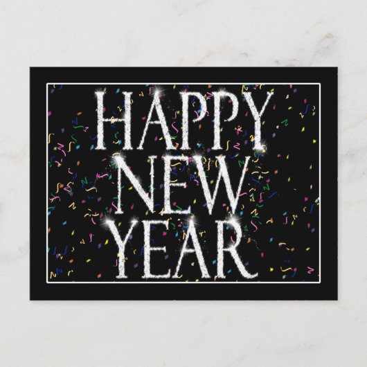 Nieuwe jaren feestdagenkaart (Voorkant)