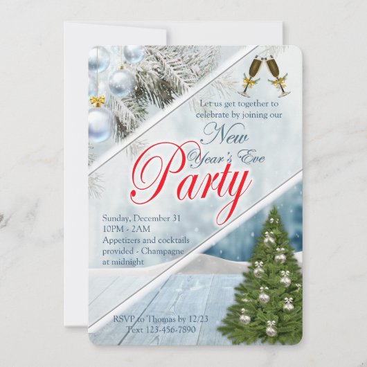 Nieuwe jaren kaart (Voorkant)