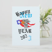 Nieuwe jaren Kaart : nieuwe jaren 2023 (Staand voorkant)