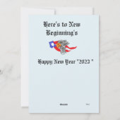 Nieuwe jaren Kaart : nieuwe jaren 2023 (Achterkant)