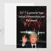 Nieuwe Jaren kaart van Donald J. Trump (Voorkant / Achterkant)