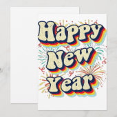  nieuwe jaren Leveringen van vijf partijen 2023 Feestdagenkaart (Voorkant / Achterkant)