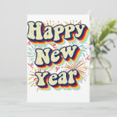  nieuwe jaren Leveringen van vijf partijen 2023 Feestdagenkaart (Staand voorkant)