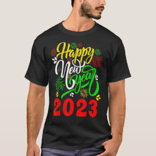 Nieuwe jaren Levert Kinder NYE 2023 Happy N T-shirt