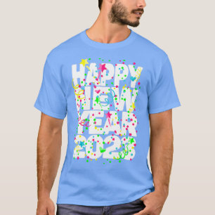 Nieuwe jaren Levert Kinder NYE 2023 Happy N T-shirt