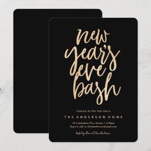 Nieuwe jaren na de uitnodiging van Bash Faux Glitt