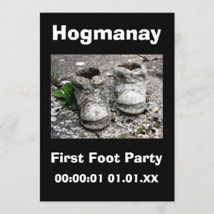 Nieuwe jaren na Schotse Hogmanay Party 20xx Kaart