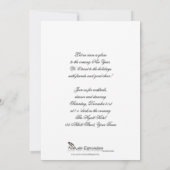 Nieuwe jaren oud eerstetijd en zijn klok kaart (Achterkant)