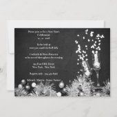 Nieuwe jaren oud in zwart-wit kaart (Voorkant)