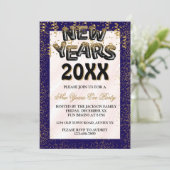 Nieuwe jaren oud kaart (Staand voorkant)