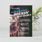 Nieuwe jaren oud kaart (Staand voorkant)