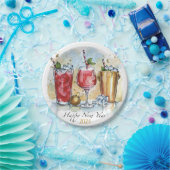 Nieuwe jaren oud papieren bordje (Feest)