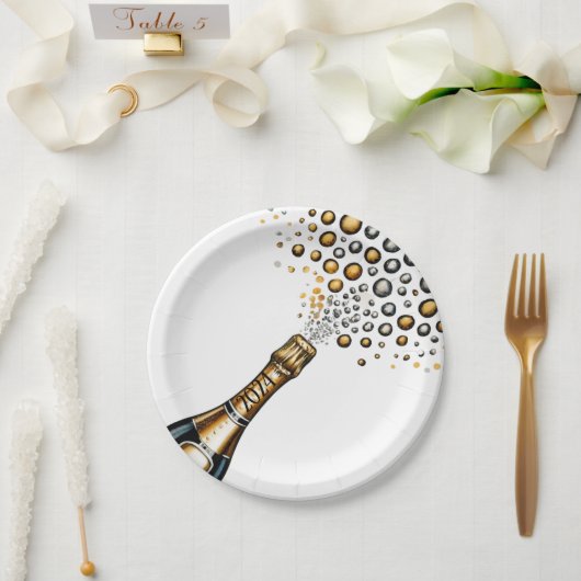 Nieuwe jaren oud papieren bordje (Huwelijk)