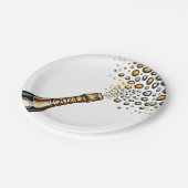 Nieuwe jaren oud papieren bordje (Gekanteld)