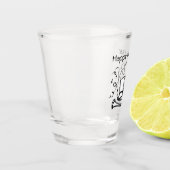 Nieuwe jaren oud shot glas (Links)