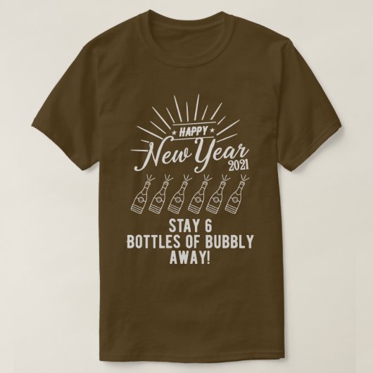 Nieuwe jaren oud t-shirt (Design voorkant)