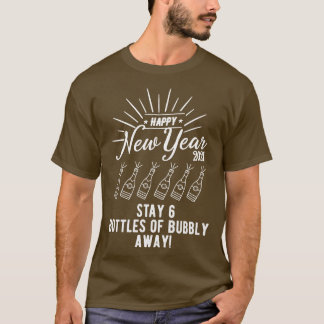 Nieuwe jaren oud t-shirt