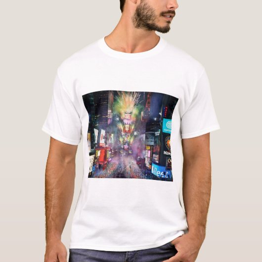 Nieuwe jaren oud t-shirt (Voorkant)
