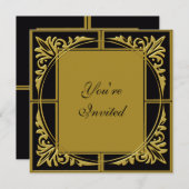 Nieuwe Jaren Partij nodigt uit Kaart (Voorkant / Achterkant)