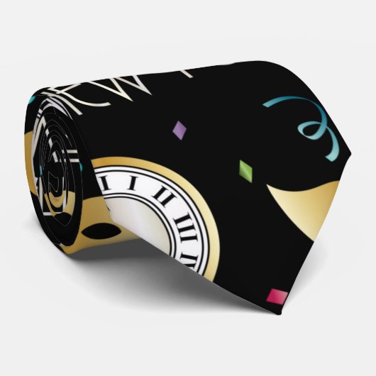 Nieuwe jaren stropdas (Opgerold)