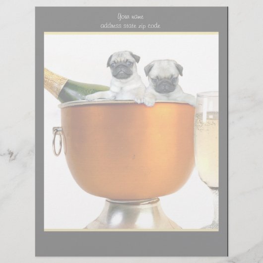 Nieuwe jaren tuggelhoofdje briefhoofd sjabloon (Voorkant)