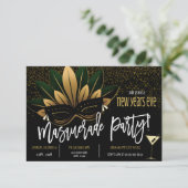 Nieuwe jaren Uitnodiging van Eve Partij (Staand voorkant)