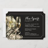Nieuwe jaren Uitnodiging van Eve Partij (Voorkant)