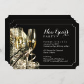 Nieuwe jaren Uitnodiging van Eve Partij (Voorkant / Achterkant)