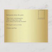 Nieuwe jaren Uitnodiging van Eve Partij (Achterkant)