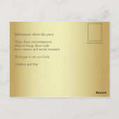 Nieuwe jaren Uitnodiging van Eve Partij (Achterkant)