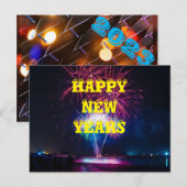 NIEUWE JAREN VERGETEN BRIEFKAART (Voorkant / Achterkant)