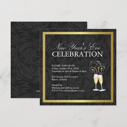 NIEUWE JAREN VINDEN PARTIJVERZOEK KAART (Voorkant / Achterkant)