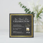 NIEUWE JAREN VINDEN PARTIJVERZOEK KAART (Staand voorkant)