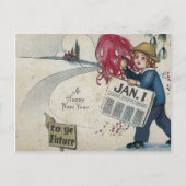  nieuwe jaren voor de toekomst 1 jan. feestdagenkaart (Voorkant)