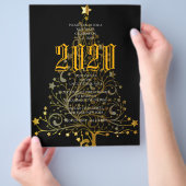 Nieuwe jaren voordeel Gala Flyer (Hand)