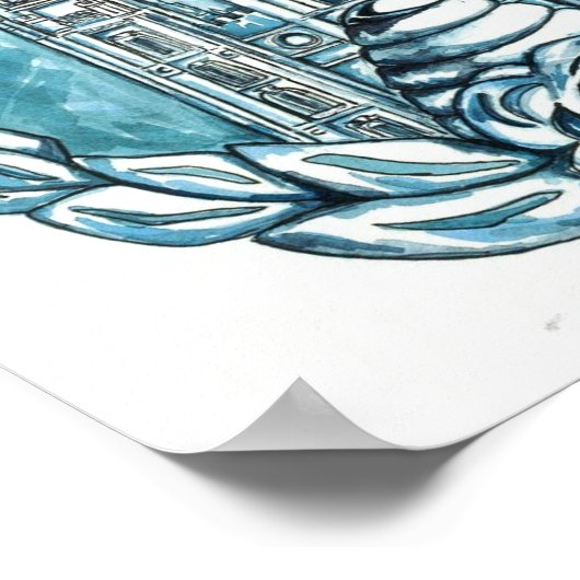 nieuwe jonge vrouwen in het poster medallion (Hoek)