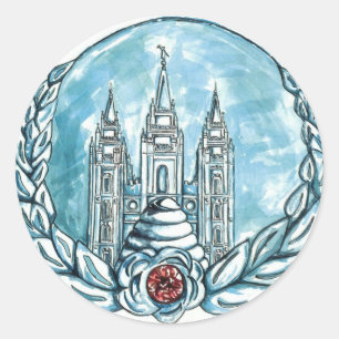 nieuwe jonge vrouwen - medallion sticker
