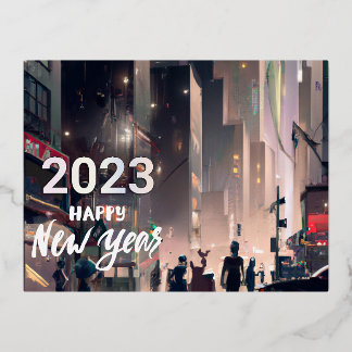 NIEUWE JORKSTAD - NIEUW JAAR 2023 FOLIE FEESTDAGEN BRIEFKAART